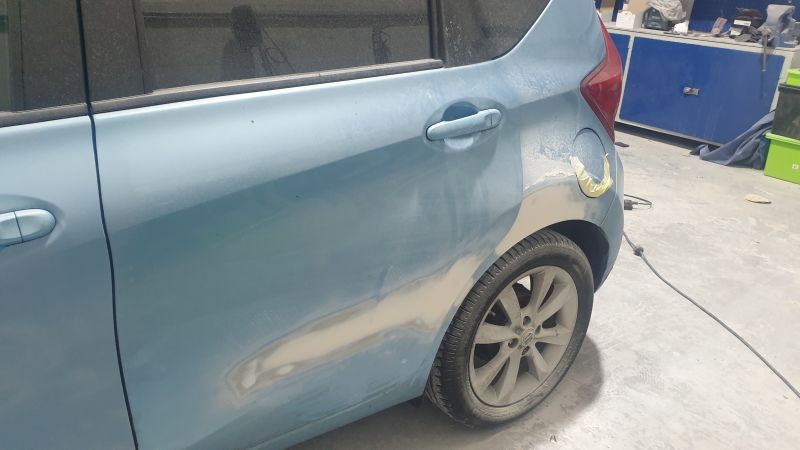 Nissan Note Car Body Repair In Nottingham : Swipe To View More Images