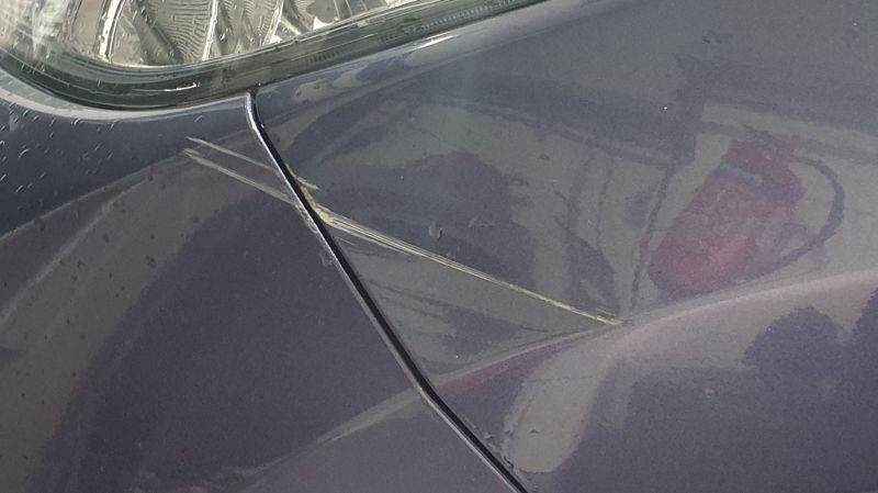 Honda CR-V Paint Scratch Repair in Nottingham : Swipe To View More Images