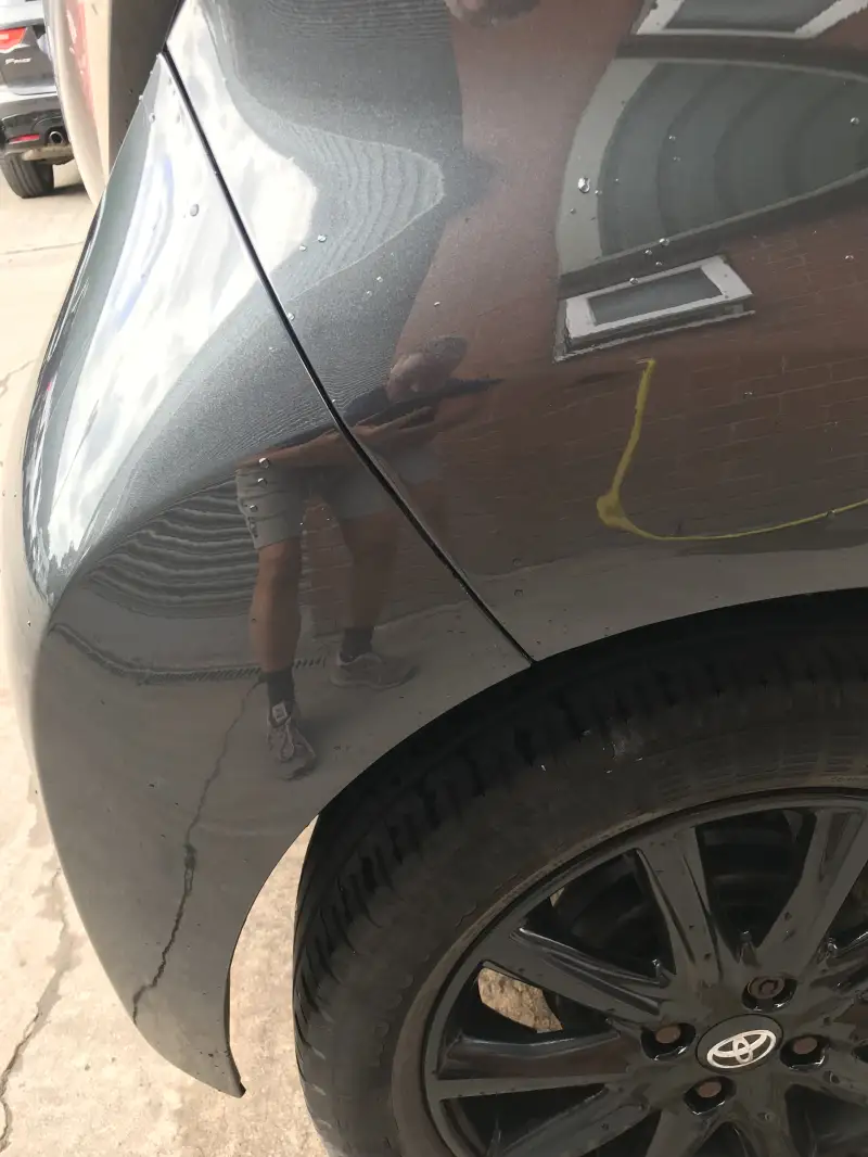Toyota Bumper Scuff Repair Toyota Bumper Scuff Repair: Swipe To View More Images