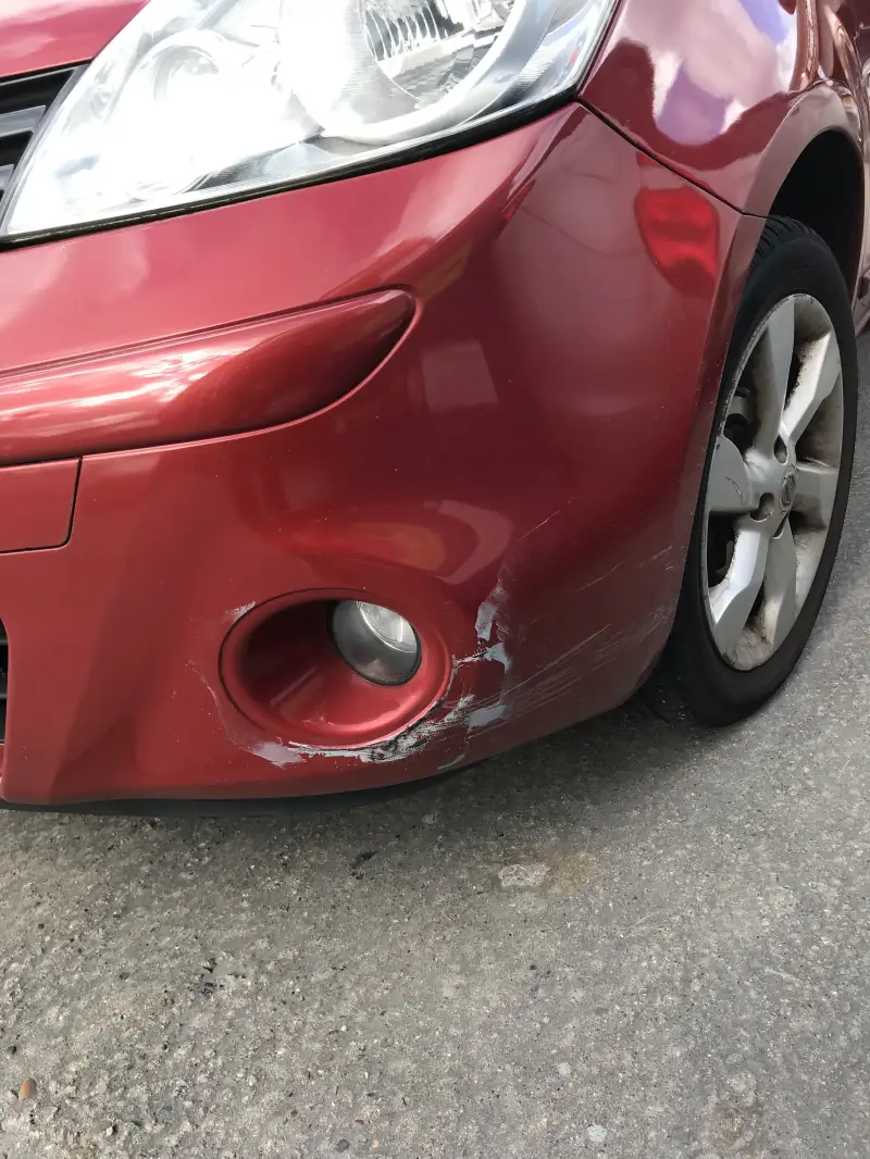 Nissan Car Body Repair for Customer in Hucknall: Swipe To View More Images