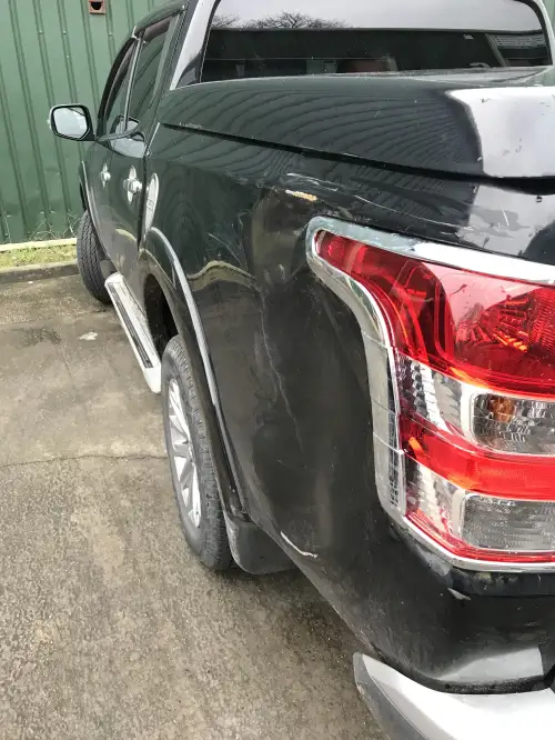 Click Here To Enlarge This Photo Of Mitsubishi L200 Car Body Repair