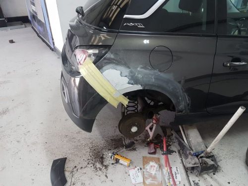 Click Here To Enlarge This Photo Of Vauxhall Paint Scratch Repair Nottingham
