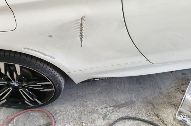 BMW Dent repair in Nottingham by Scratchmaster 