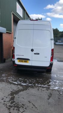 Click Here To Enlarge This Photo Of Mercedes Van dent & Scratch repair Nottingham by Scratchmaster 
