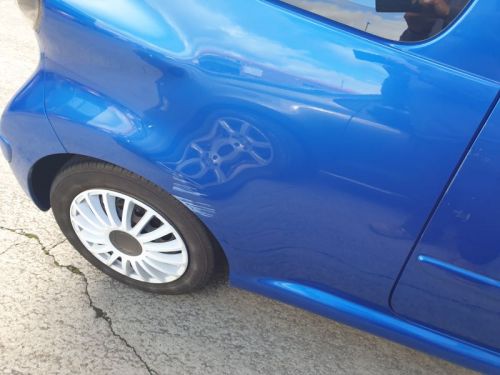 Click Here To Enlarge This Photo Of Citroen C1 dent and Scratch repair in Nottingham by Scratchmaster 