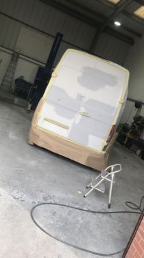 Click Here To Enlarge This Photo Of Volkswagen light commercial body repair in Nottingham by Scratchmaster 