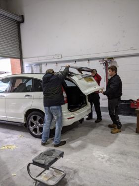 Click Here To Enlarge This Photo Of Honda Car Body Repair In Nottingham 