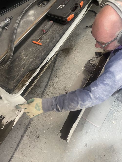 Click Here To Enlarge This Photo Of Volkswagen Crafter Commercial Body Repairs In Nottingham 