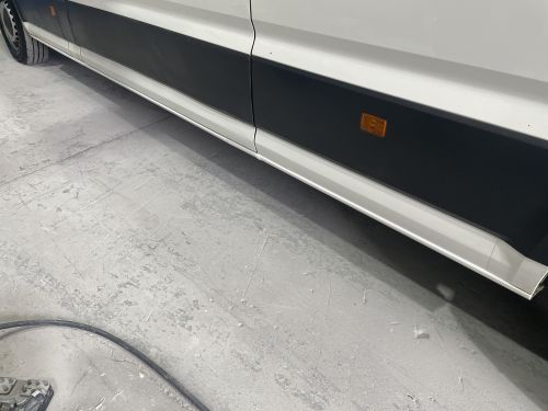 Click Here To Enlarge This Photo Of Volkswagen Crafter Commercial Body Repairs In Nottingham 