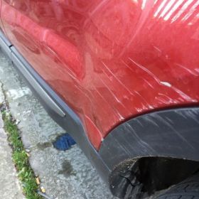 Range Rover Car Body Repair In Nottingham by Scratchmaster BEFORE: Click Here To View Larger Image
