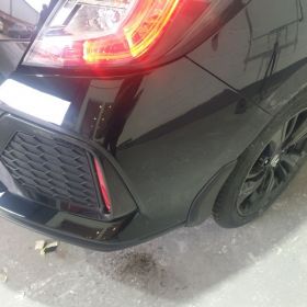 Honda Civic Bumper Repair In Nottingham by Scratchmaster: Click Here To View Larger Image