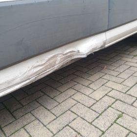 Volkswagen light commercial vehicle body repairs in Nottingham by Scratchmaster: Click Here To View Larger Image