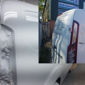 Van Body Repairs in Nottingham by Scratchmaster: Click Here To View Larger Image