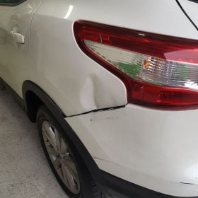 Nissan Car Body Repair in Nottingham by Scratchmaster BEFORE: Click Here To View Larger Image