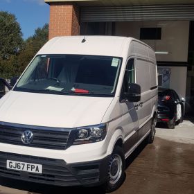 Commercial vehicle accident and dent repair in Nottingham by Scratchmaster: Click Here To View Larger Image