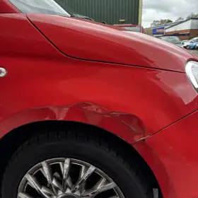 Fiat 500 Car Bodyshop Repair: Click Here To View Larger Image